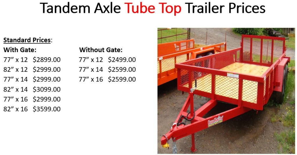 Tandem Axle TT Price List for Web 4_30_26